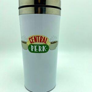 Friends White Logo Stainless To Go Cup 15 oz